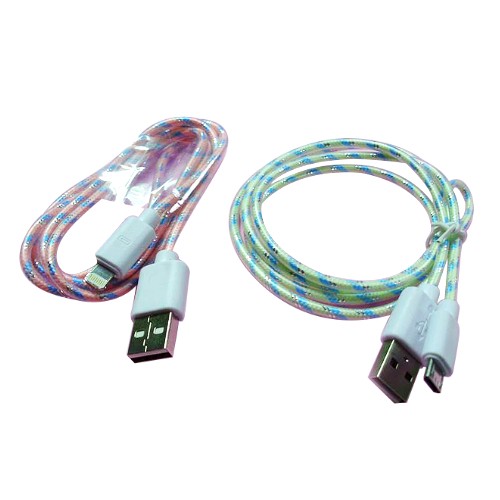 3-16 USB AM TO MICRO TO I-PHONE 5 Multicolor